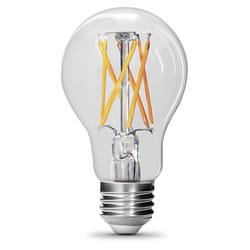 Feit Enhance A19 E26 (Medium) Filament LED Bulb Soft White 100 Watt Equivalence 2 pk