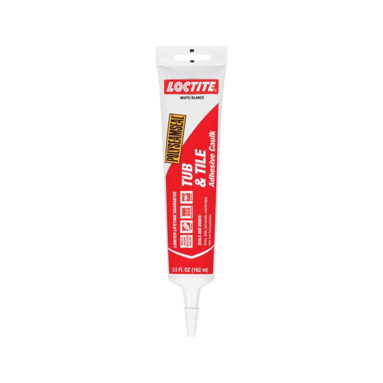 Loctite Polyseamseal White Acrylic Latex Kitchen and Bath Adhesive