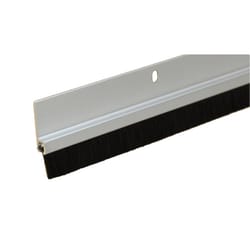 Randall 48 in. L Black/Gray Aluminum/Polypropylene Door Sweep 1 pc