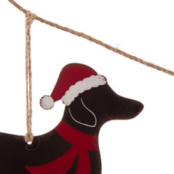 Glitzhome 6 ft. L Dog Garland