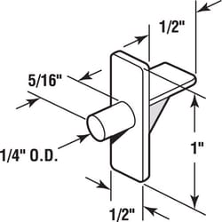 Richelieu Brown Plastic Shelf Support Peg 1 in. L 30 lb