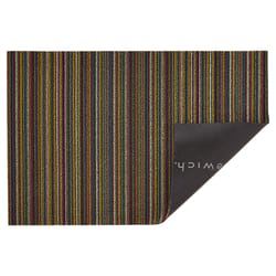 Chilewich 18 in. W X 28 in. L Multicolored Stripe PVC Vinyl Door Mat