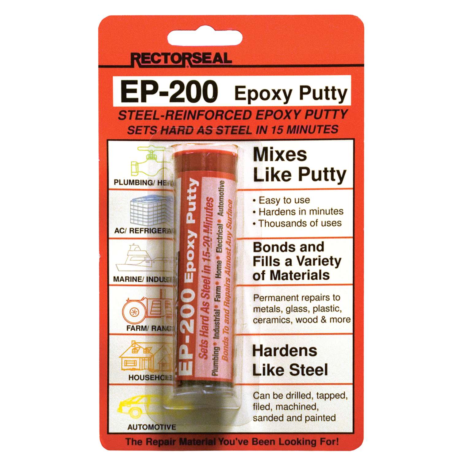 Rectorseal EP 200 Gray Epoxy Putty 2 oz Ace Hardware