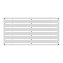 Barrette Outdoor Living Boardwalk 2 ft. W X 4 ft. L White Polymer Screen Panel