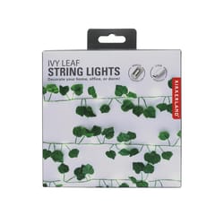 Kikkerland LED Ivy Leaf String Lights Warm White 10 ft. 24 lights