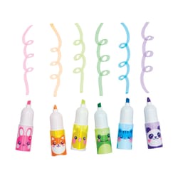 OOLY Hey Critters Stacking Neon Color Assorted Bold Tip Highlighter 1 pk