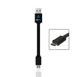 CableLinx 3-1/2 in. L Micro to USB Charging Cable 1 pk