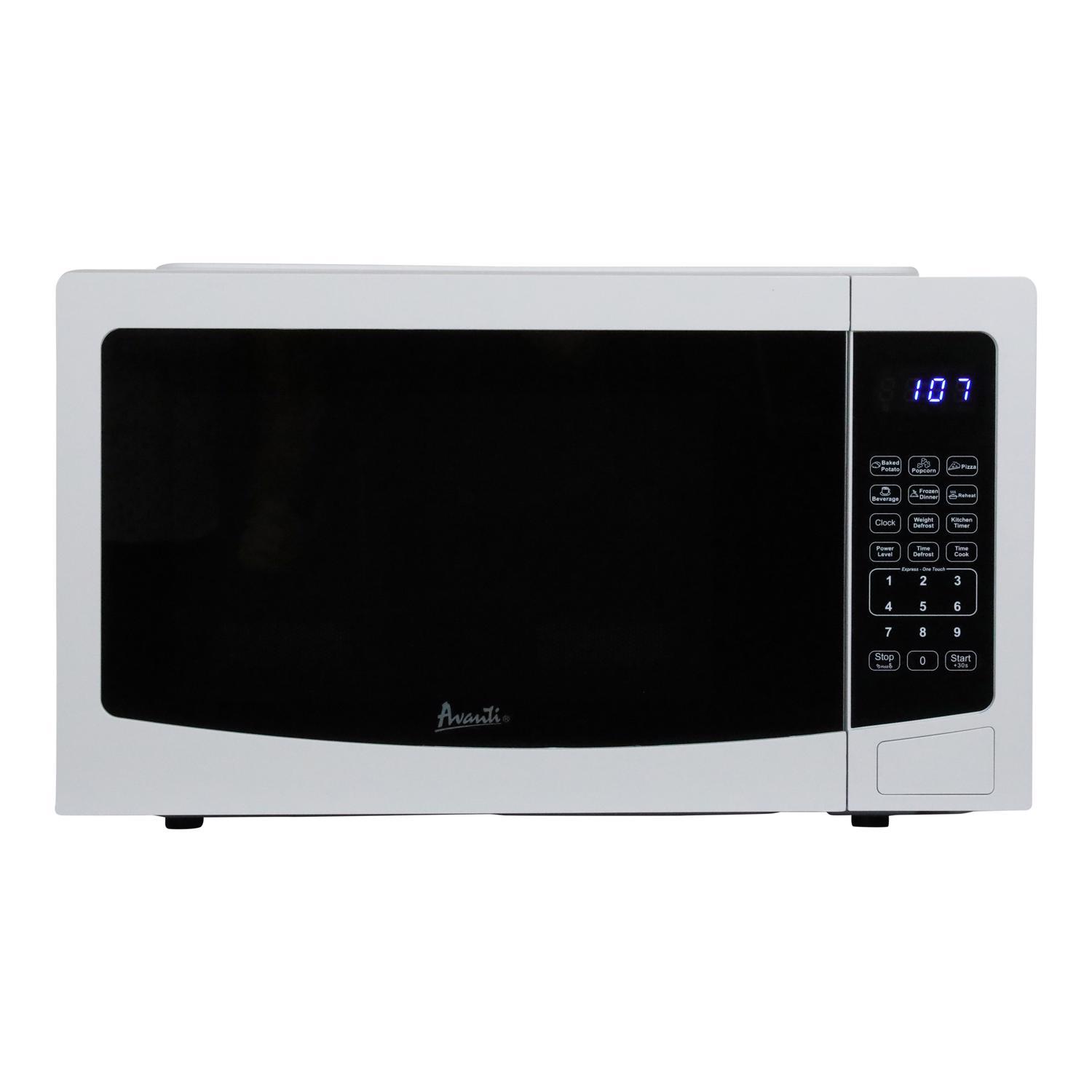 Avanti 1.1 cu ft White Microwave 1000 W Sansujyuku sansujyuku.com