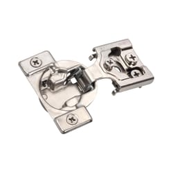 Amerock 1/2 in. W X 1/2 in. L Nickel Silver Steel Overlay Hinge 2 pk