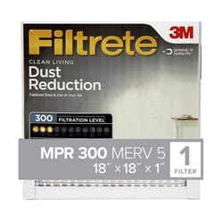 Filtrete 18 in. W X 18 in. H X 1 in. D 300 MPR Pleated Filter Dust 1 pk