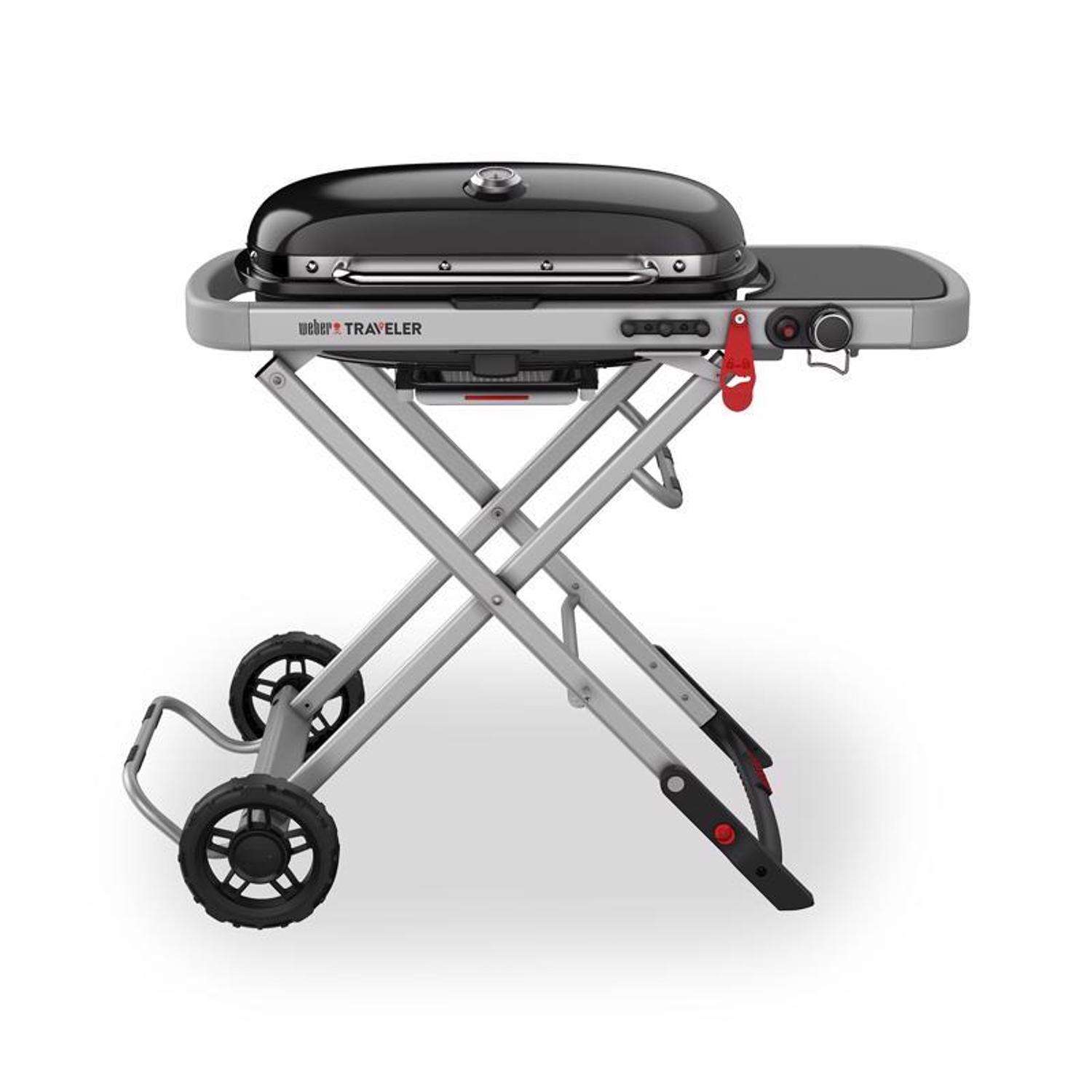 dannelse synder sløring Weber Traveler 1 Burner Liquid Propane Portable Grill Black - Ace Hardware