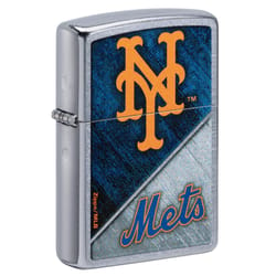 Zippo Silver New York Mets Lighter 1 pk