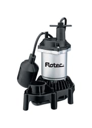 Flotec 1/4 HP 3200 gph Thermoplastic Tethered Float Switch AC Submersible Sump Pump