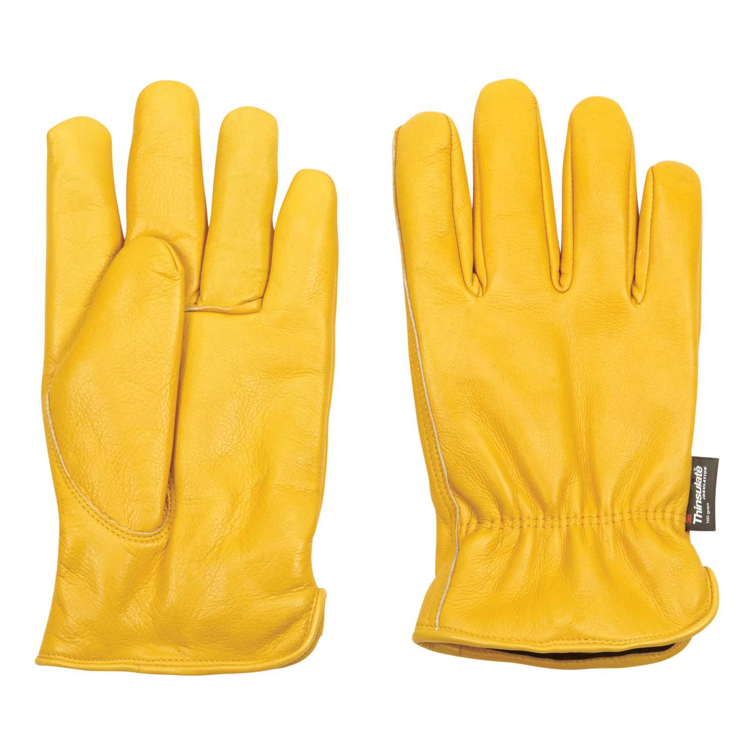Wells Lamont Men's Cowhide Leather Cold Weather Work Gloves Yellow XXL