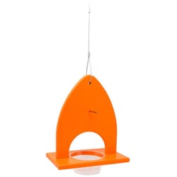 Backyard Essentials Oriole Glass/Plastic Oriole Feeder Hanging Bird Feeder 1 ports