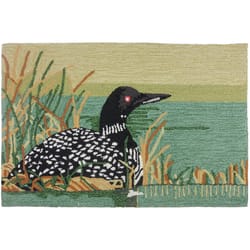 Homefires 22 in. W X 34 in. L Multi-Color Loon Lake Polyester Accent Rug