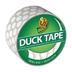 Duck 1.88 in. W X 10 yd L Brown/White Honeycomb Duct Tape