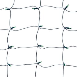 Celebrations Classic LED T5 Green 100 ct Net Christmas Lights 4 ft.