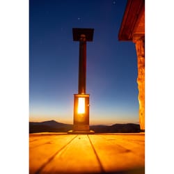 Timber Stoves 90000 BTU Wood Pellet Stainless Steel Freestanding Patio Heater 250 sq ft