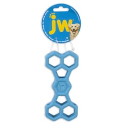 JW Pet Blue Hol-ee Bone Rubber Dog Toy Small 1 pk