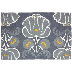 Jellybean 20 in. W X 30 in. L Gray Ramona Polyester Accent Rug