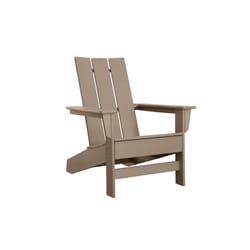 Durogreen Tangent Aria Tan HDPE Frame Adirondack Chair