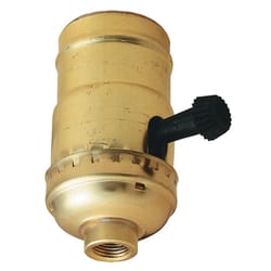 Westinghouse Brass Medium Base Socket 1 pk