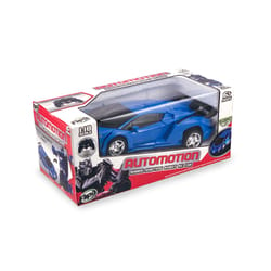 Flipo Remote Control Transforming Car Blue