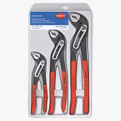 Knipex 3 pc Chrome Vanadium Steel Water Pump Alligator Pliers Set