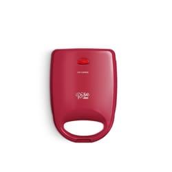 Rise by Dash 1 waffle Red Plastic Waffle Bowl Maker