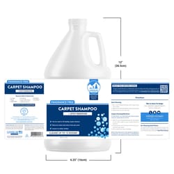Unique Home Care No Scent Carpet Shampoo 128 oz Liquid Concentrated