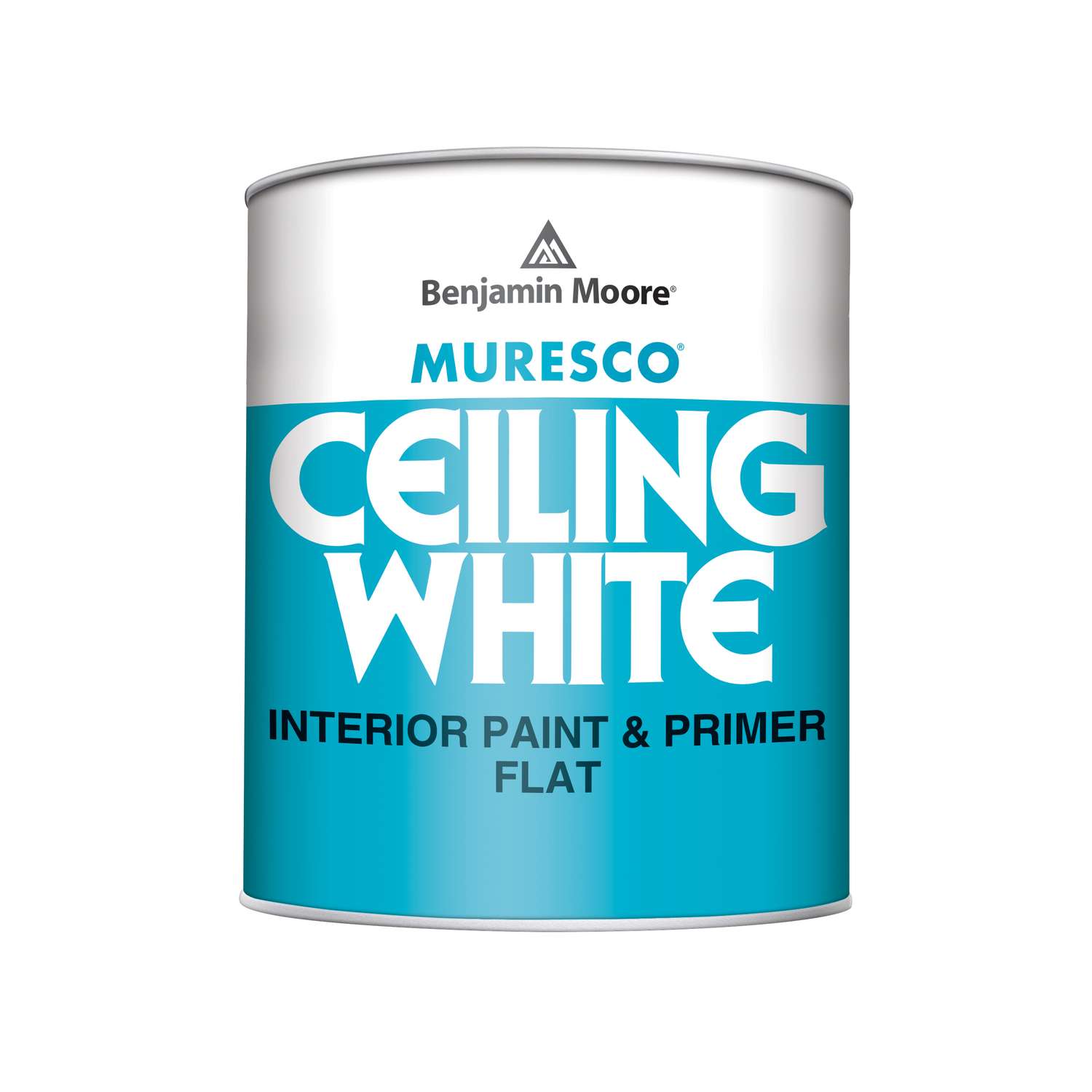 Benjamin Moore Muresco Flat White Ceiling Paint Interior 1 qt. Ace