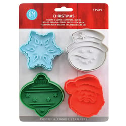 R&M International Corp Multicolored Metal/Plastic Cookie Stamp