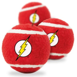 Buckle-Down DC Comics Multicolored Flash Icon Squeaky Tennis Ball 3 pk