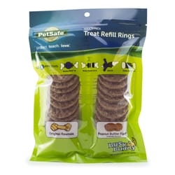 PetSafe Busy Buddy Natural and Peanut Butter Grain Free Treats For Dogs 2.5 in. 24 pk