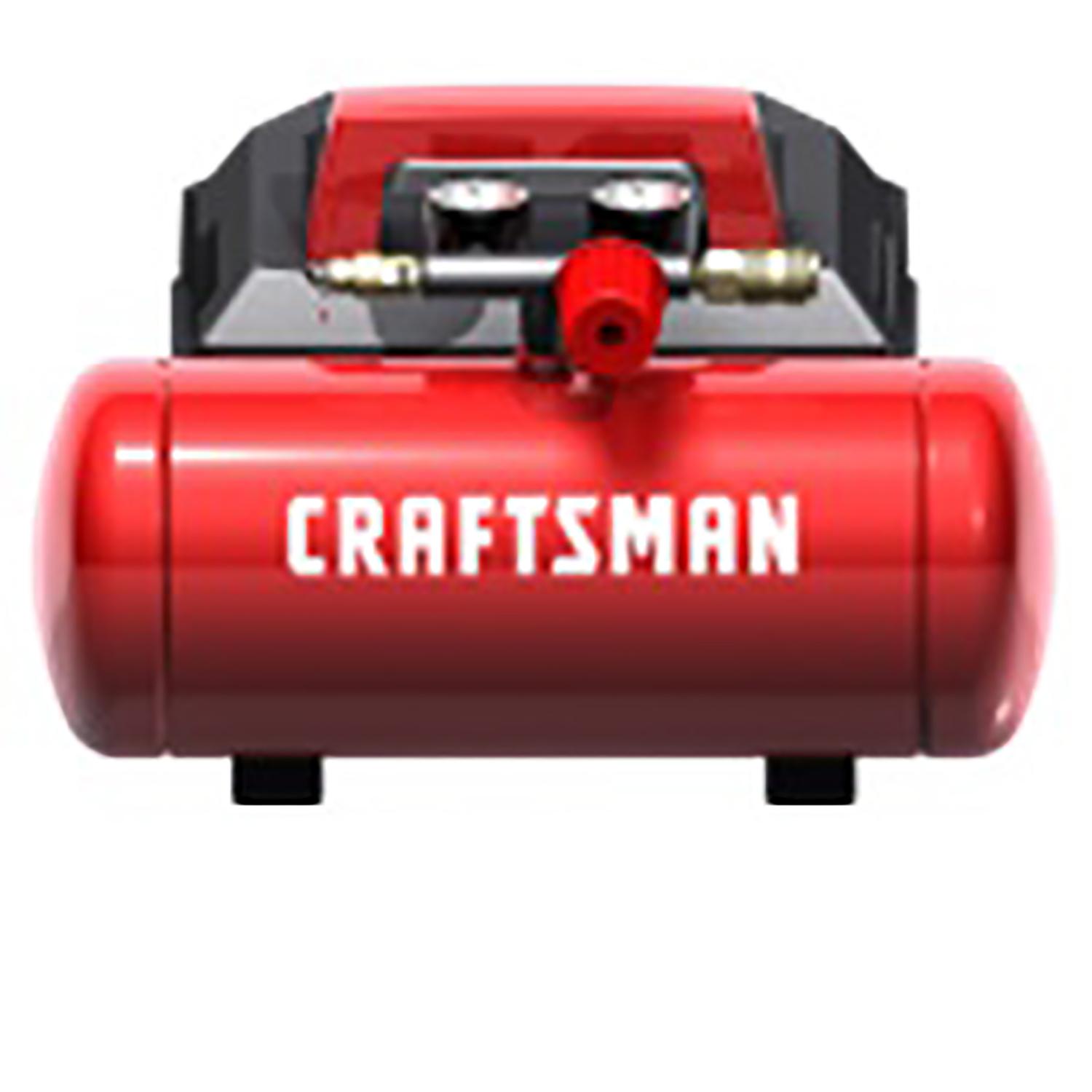 small red air compressor