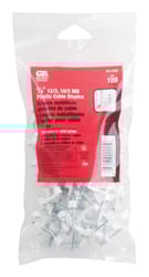Gardner Bender 3/4 in. W Plastic Insulated Cable Staple 100 pk