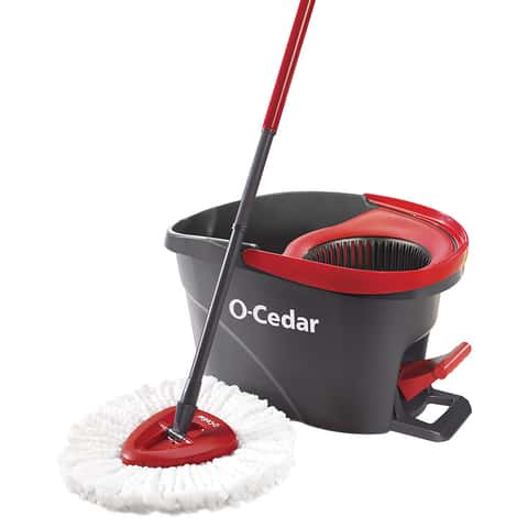 O-Cedar EasyWring 12 in. W Spin Mop with Bucket - Ace Hardware