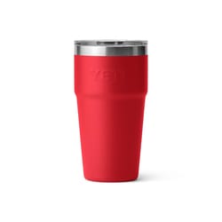 YETI Rambler 20 oz Rescue Red BPA Free Stackable Tumbler with MagSlider Lid