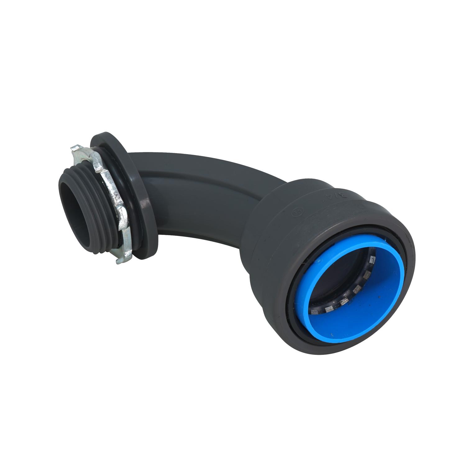 SimPush 1/2 in. D PVC 90 Degree Elbow For NM 5 pk