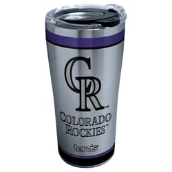 Tervis MLB 20 oz Colorado Rockies Multicolored BPA Free Tumbler with Lid