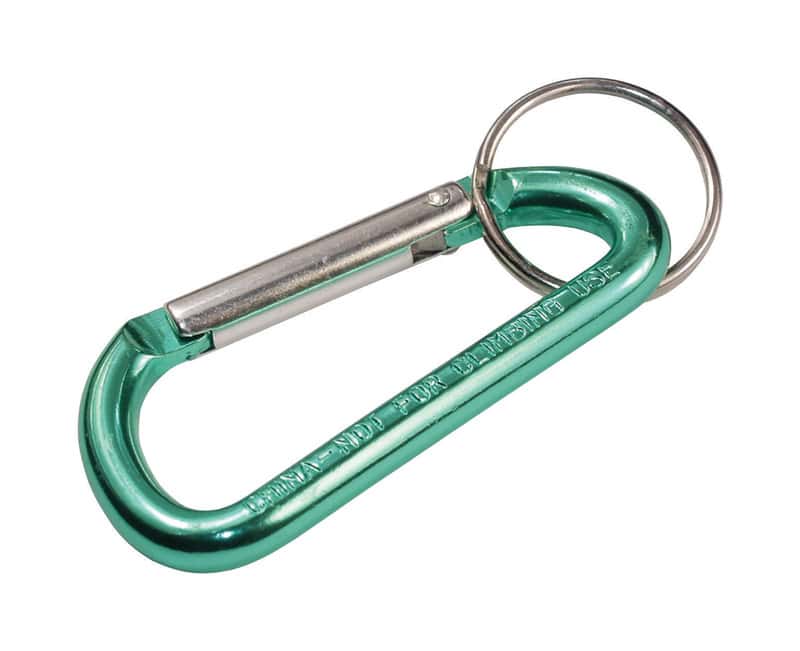 5/1 Aluminum Carabiner D-Ring Keychain Locking Spring Belt Clip Snap Hook Grips 