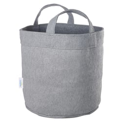 Coolaroo 11 in. H X 12 in. W X 12 in. D X 12 in. D Polyethylene Round Planter Bag Gray