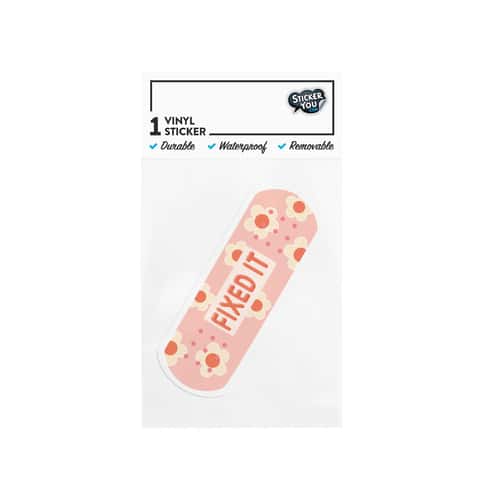 StickerYou Fixed It Bandaid Sticker Vinyl 1 pk - Ace Hardware