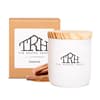 The Rustic House White Teakwood Scent Candle 8 oz