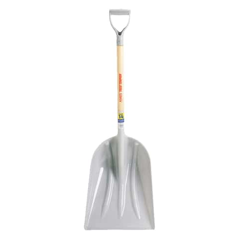 Ace 46.5 in. Plastic Scoop General Purpose Shovel Wood Handle - Ace Hardware