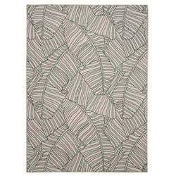 Linon Home Decor 7 ft. W X 5 ft. L Green/Ivory Largo Polyester Rug