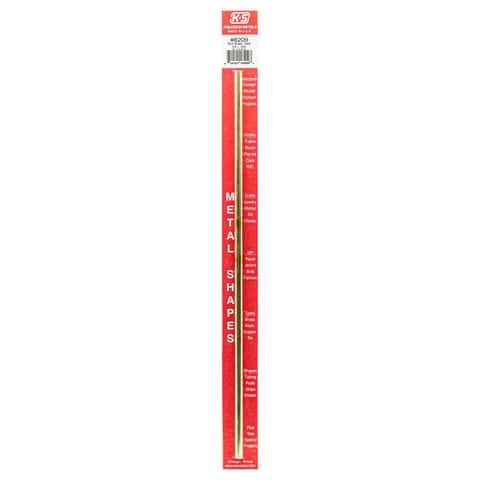 K&S 1/4 in. D X 12 in. L Round Brass Tube 1 pk - Ace Hardware