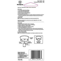 Westinghouse Medium Base Snap-In Socket 1 pk