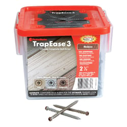 FastenMaster TrapEase 3 No. 10 X 2-1/2 in. L Torx TTAP Flat Head Composite Deck Screws 350 pc